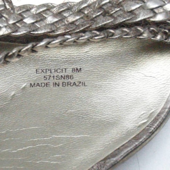 CARLOS Santana Strappy Slingback Heels - Picture 6 of 6